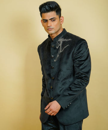 Jacket Style Indo western Set