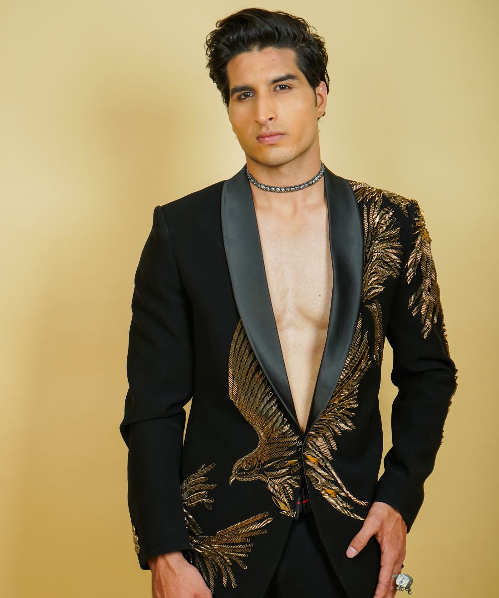 black jacket