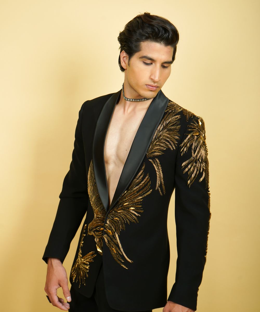 black jacket